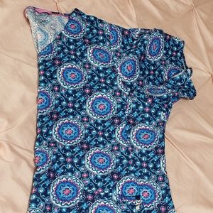 Vera Bradley scrub top - Navy Medallion